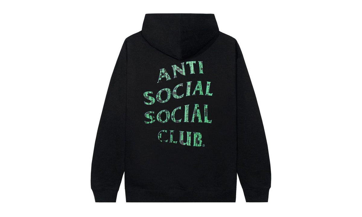 Anti Social Social Club Glitch Hoodie Black