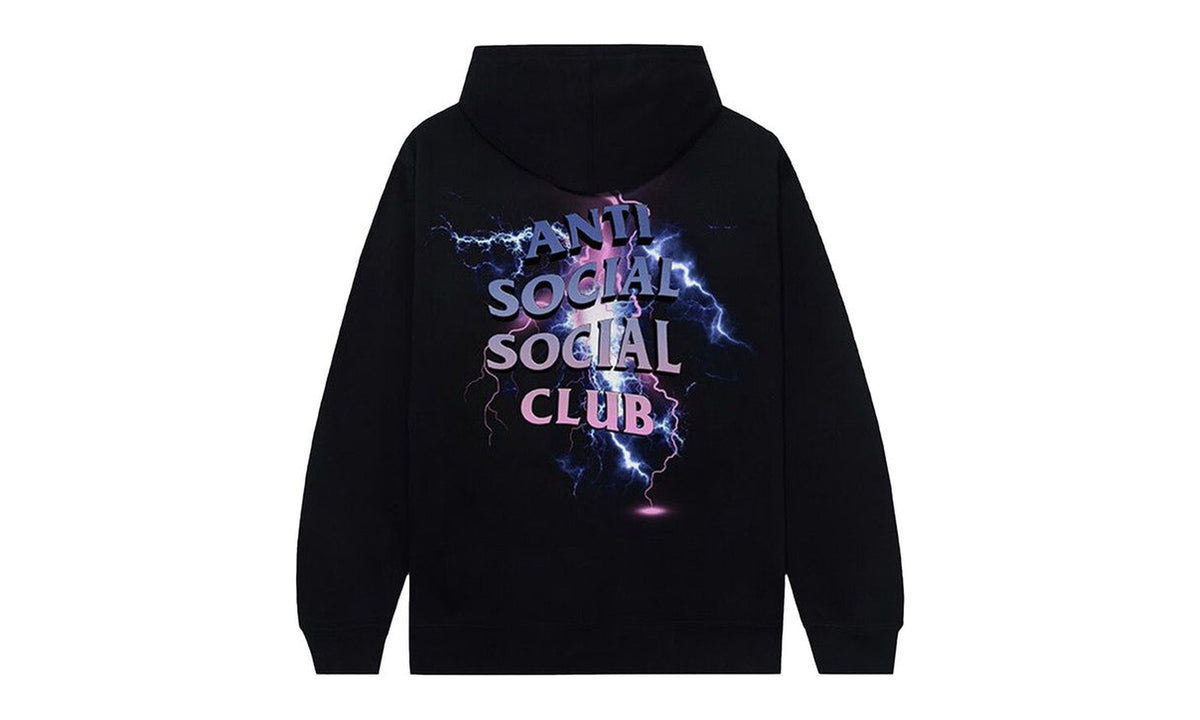 Anti Social Social Club Bolt From The Blue Hoodie Black