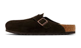 Birkenstock Boston Soft Footbed Suede Mocha
