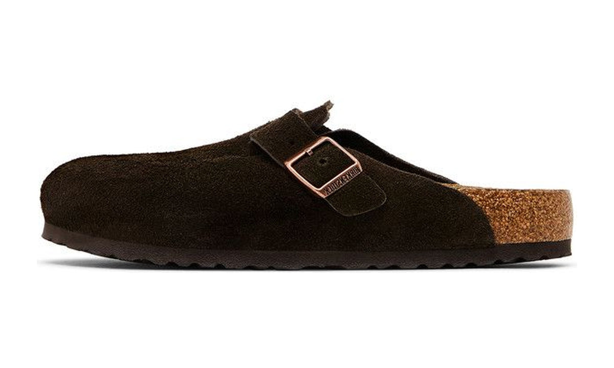 Birkenstock Boston Soft Footbed Suede Mocha
