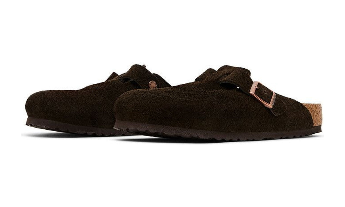 Birkenstock Boston Soft Footbed Suede Mocha