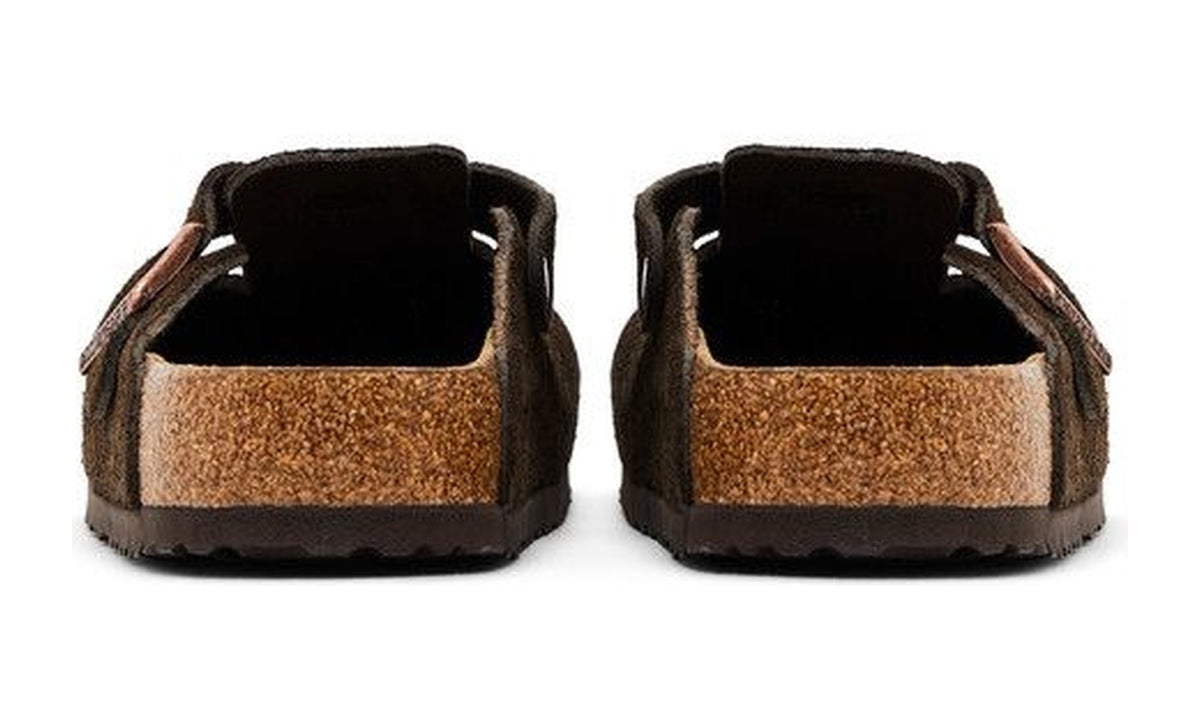 Birkenstock Boston Soft Footbed Suede Mocha