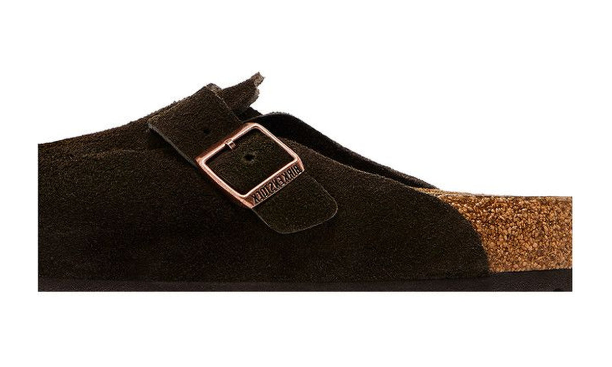 Birkenstock Boston Soft Footbed Suede Mocha