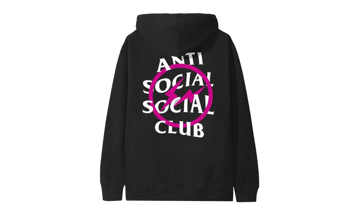Anti Social Social Club x Fragment Bolt Hoodie Pink