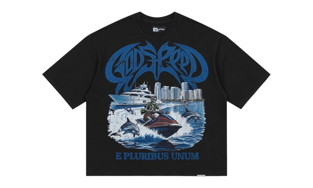 Godspeed GMYC Wave Runner T-Shirt Black