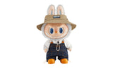 Pop Mart Labubu THE MONSTERS FALL IN WILD SERIES Vinyl Plush Doll Pendant Grey