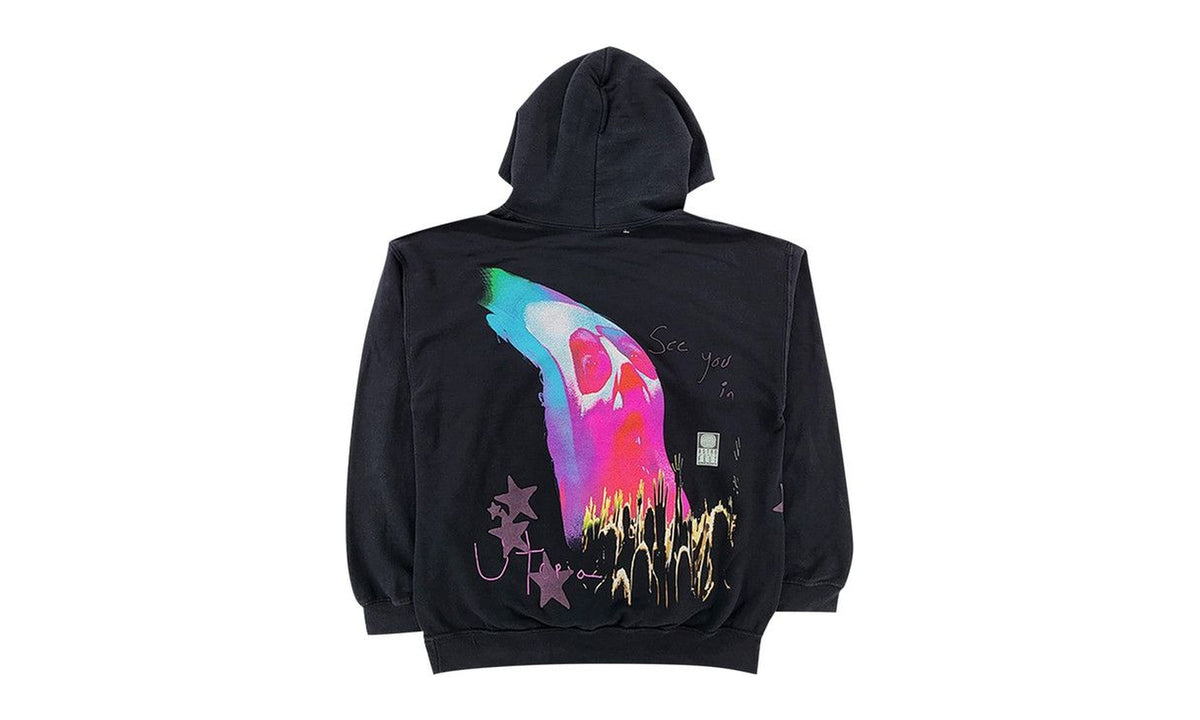 Cactus Jack by Travis Scott Face Melt Hoodie Black