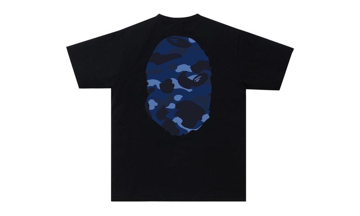 BAPE Color Camo Big Ape Head Tee Black/Navy