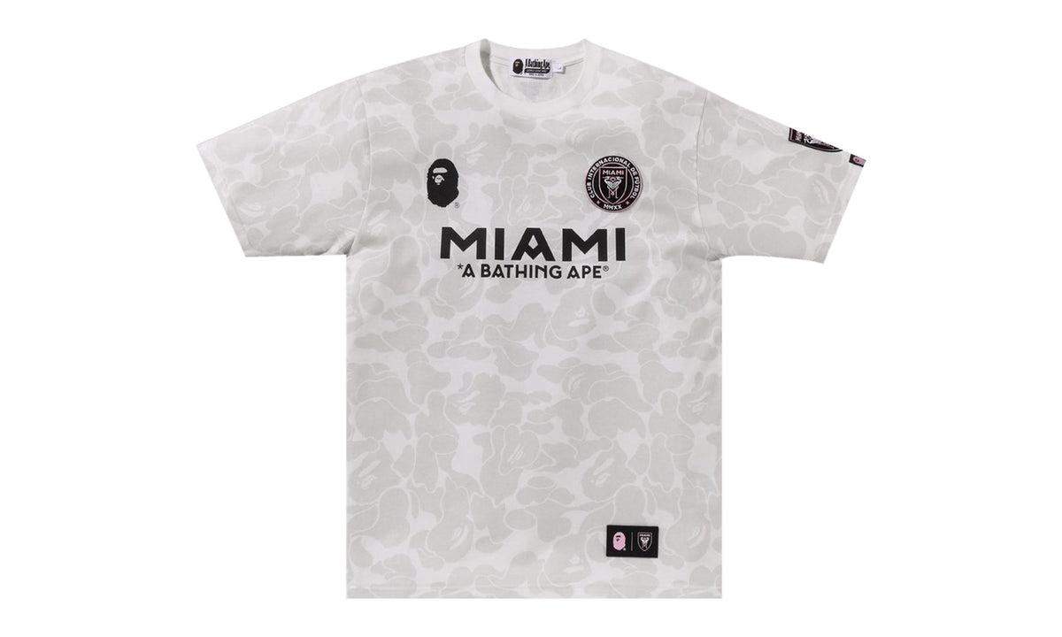 BAPE x Inter Miami CF Camo Tee White