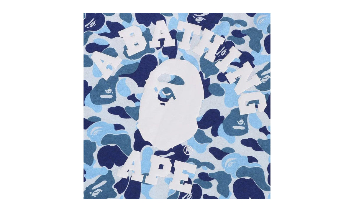 BAPE ABC Camo College Tee Blue