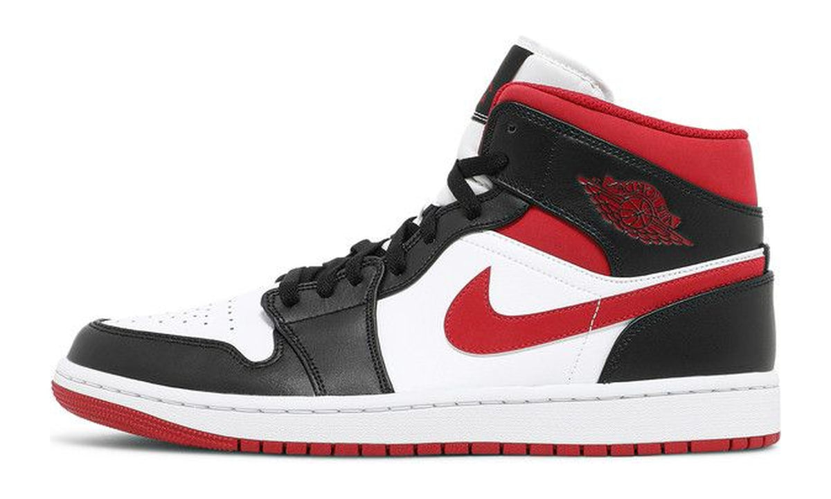 Air Jordan 1 Mid Black Gym Red