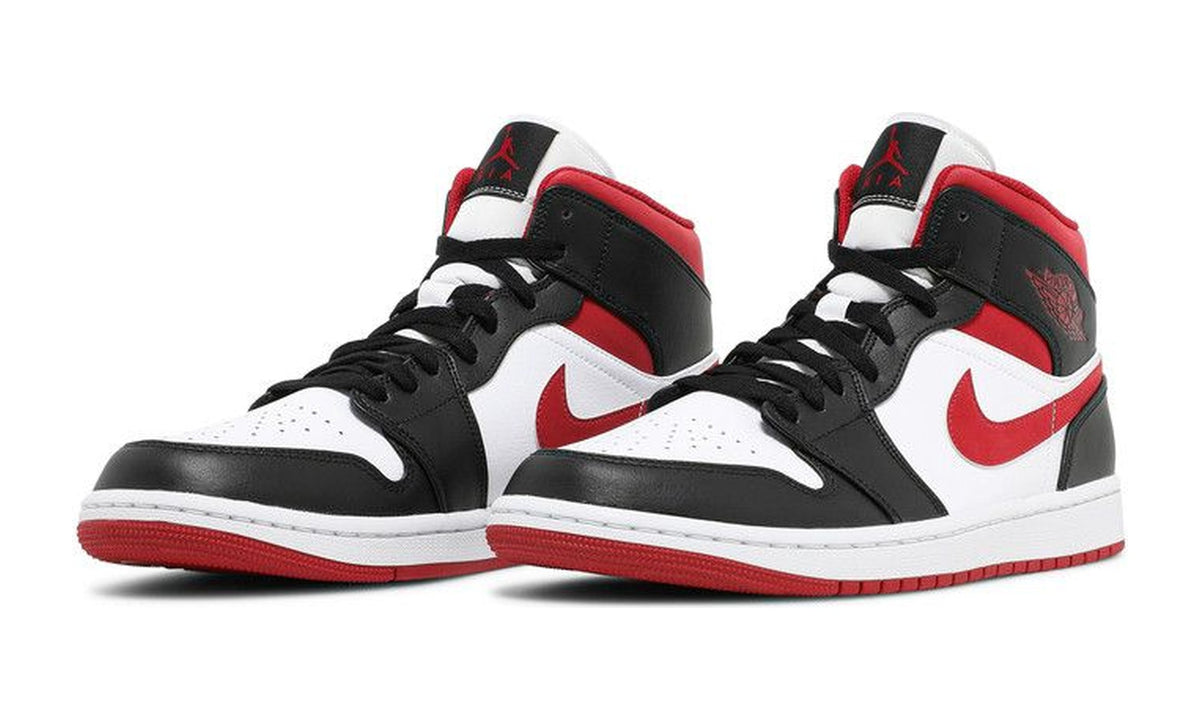 Air Jordan 1 Mid Black Gym Red