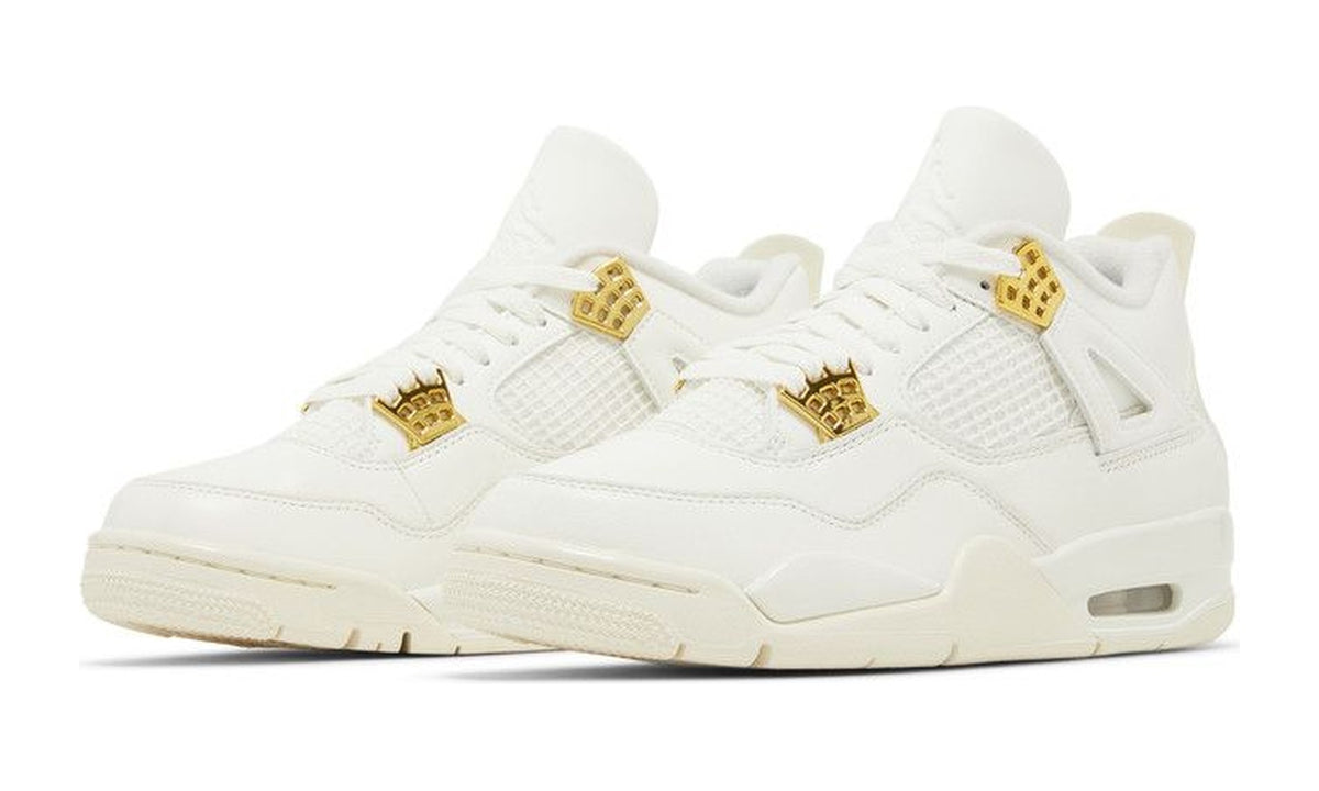 Wmns Air Jordan 4 Retro Metallic Gold