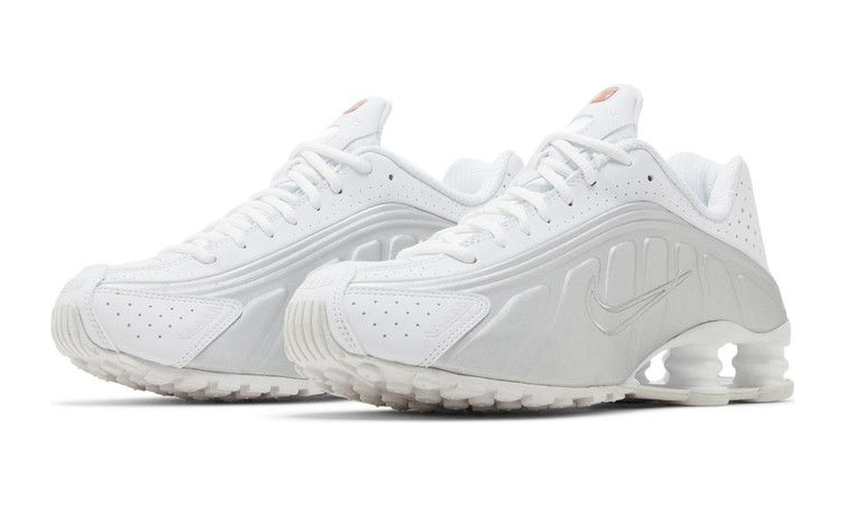 Nike Wmns Shox R4 White Metallic