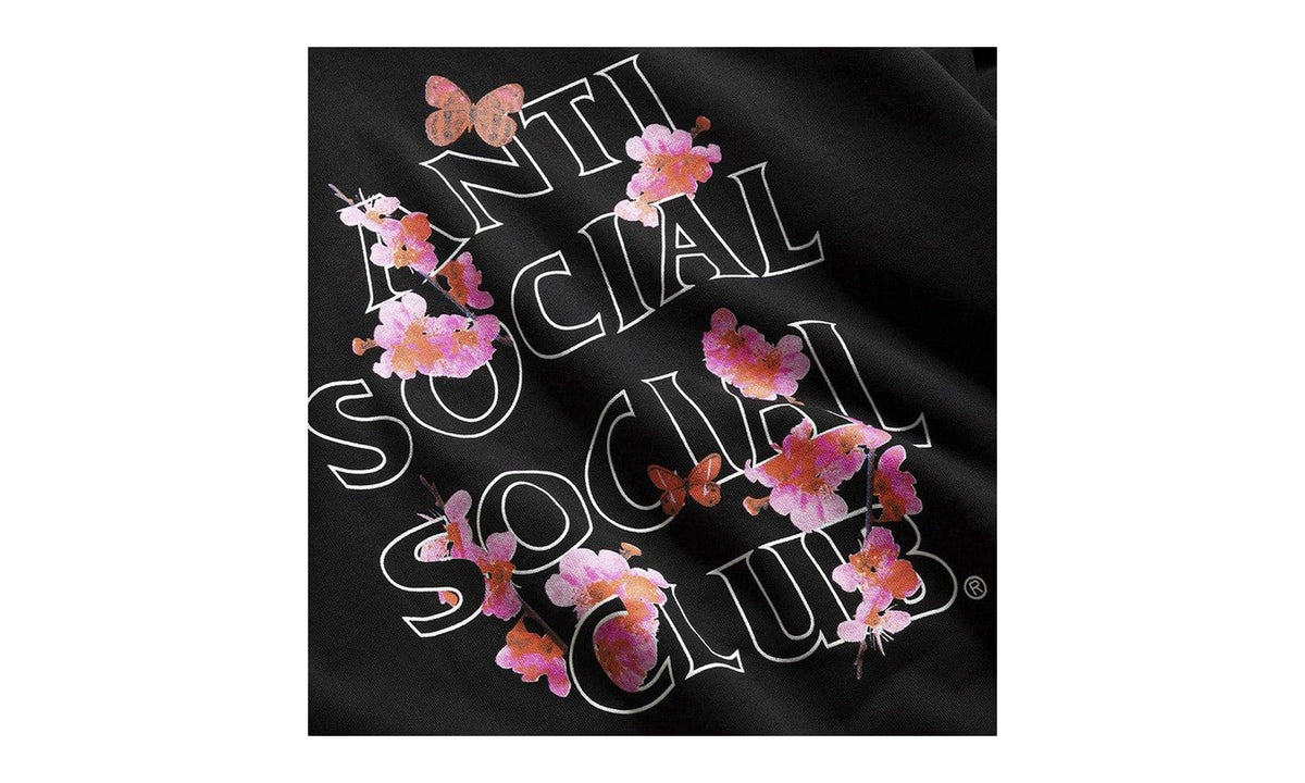 Anti Social Social Club Contrast Stitch Hoodie Black