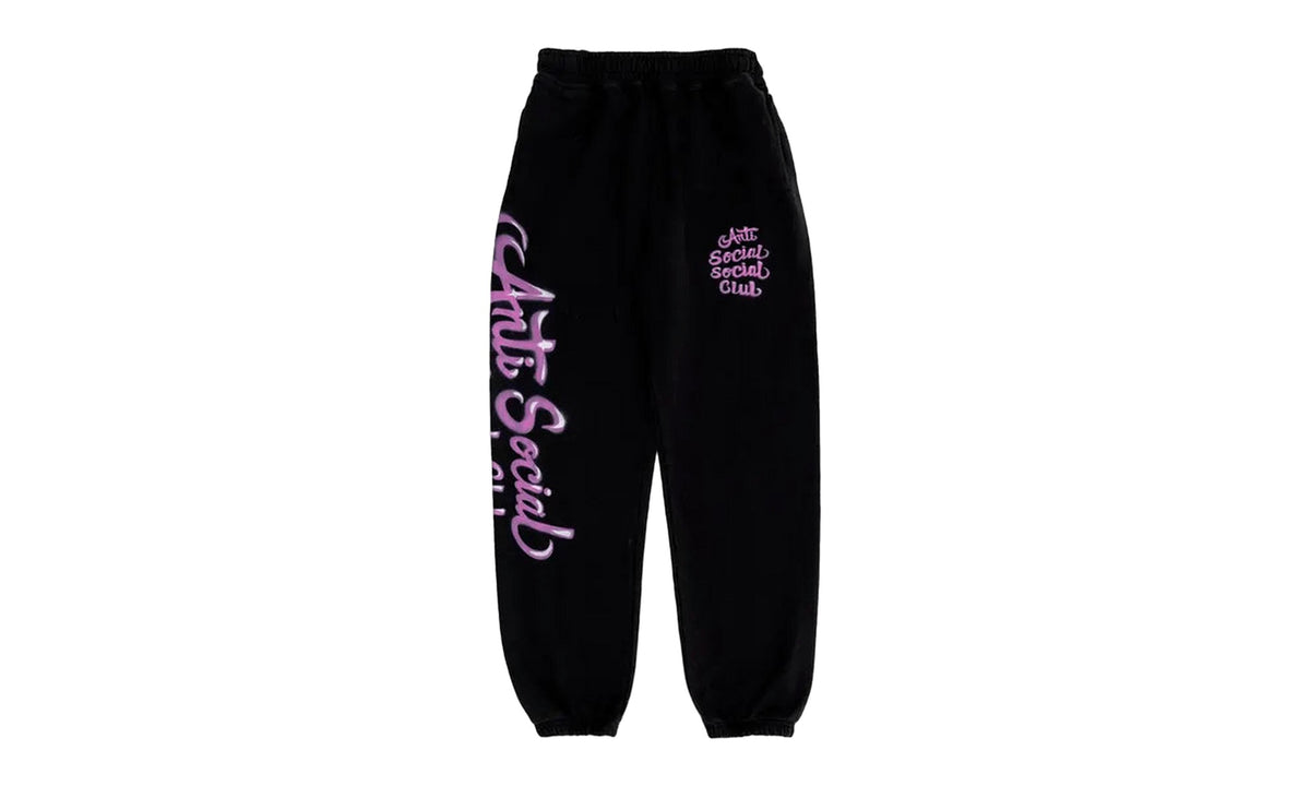 Anti Social Social Club Airbrush Mind Games Sweatpants Black
