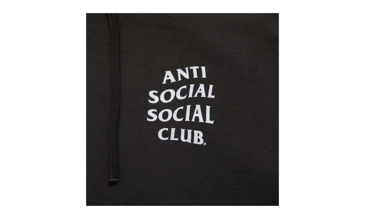 Anti Social Social Club Mind Games Rhinestone Hoodie Black