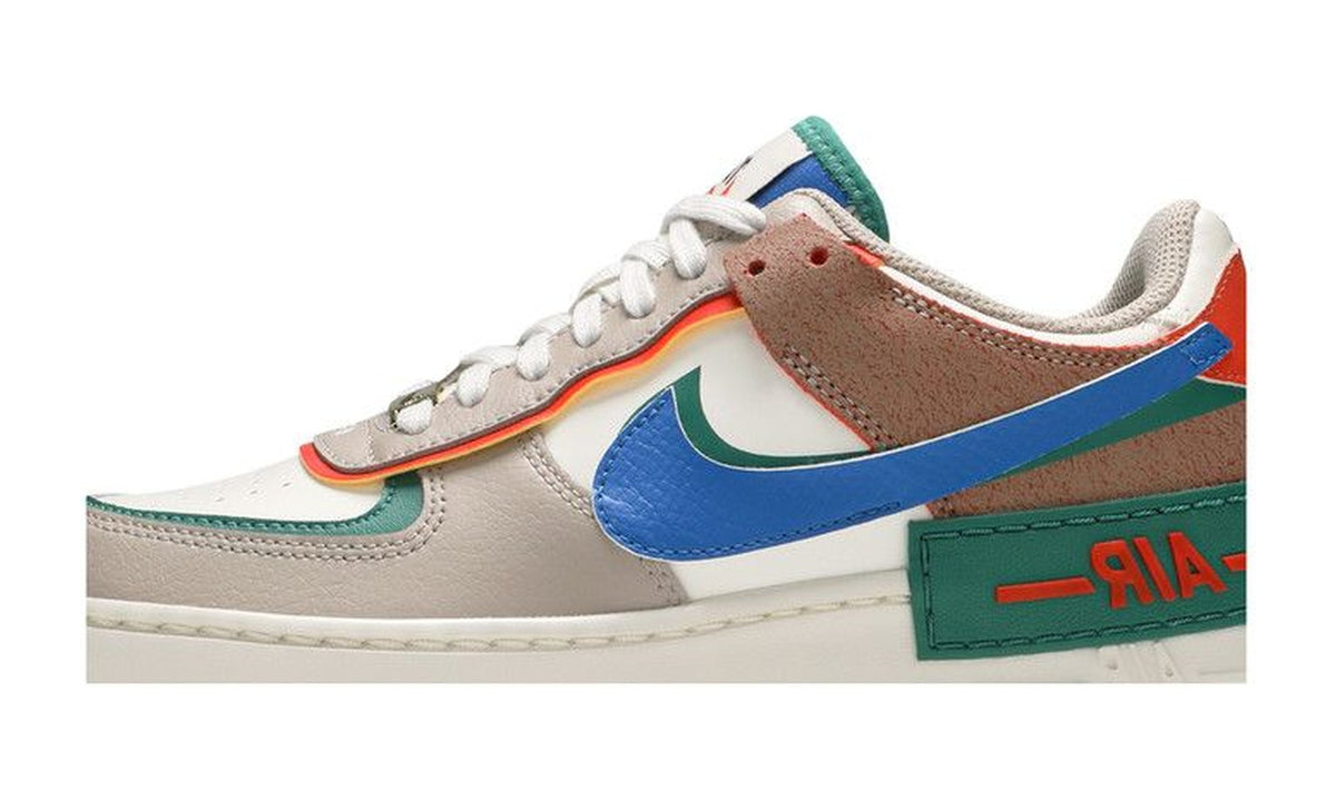 Nike Wmns Air Force 1 Shadow Sail Signal Blue Green