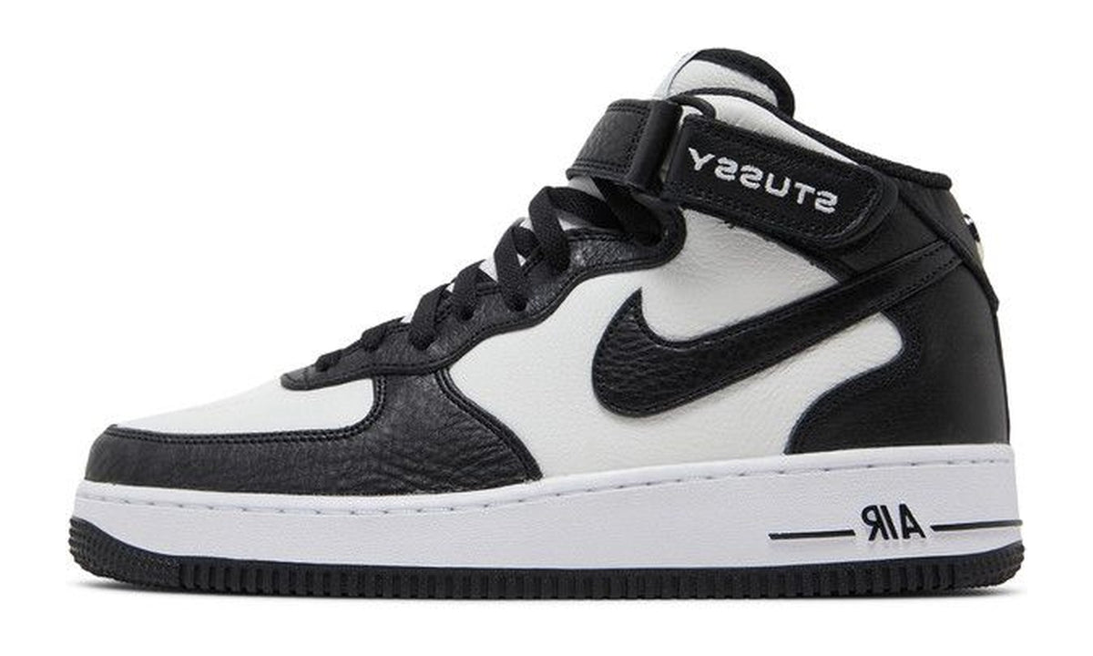 Stussy x Nike Air Force 1 Mid Black White