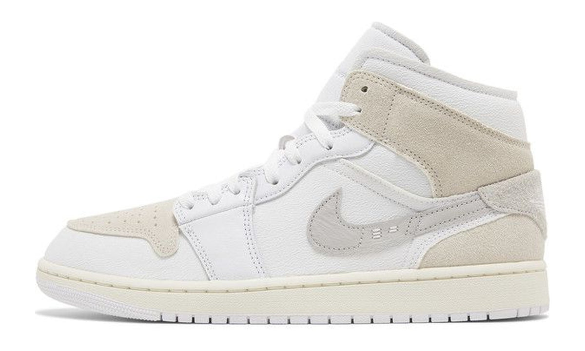 Air Jordan 1 Mid SE Craft Inside Out - White Sail