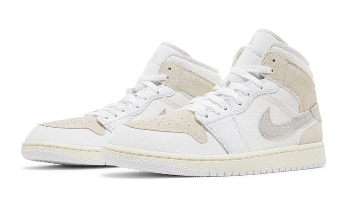 Air Jordan 1 Mid SE Craft Inside Out - White Sail