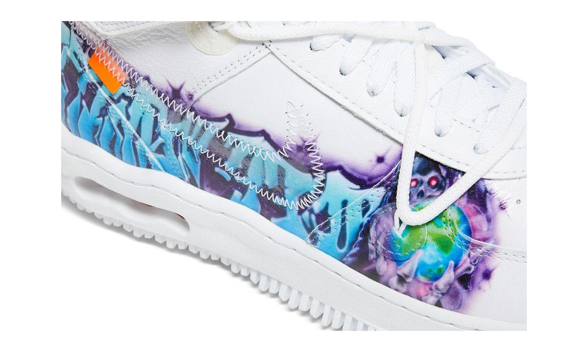 Off-White x Nike Air Force 1 Mid SP Leather Graffiti
