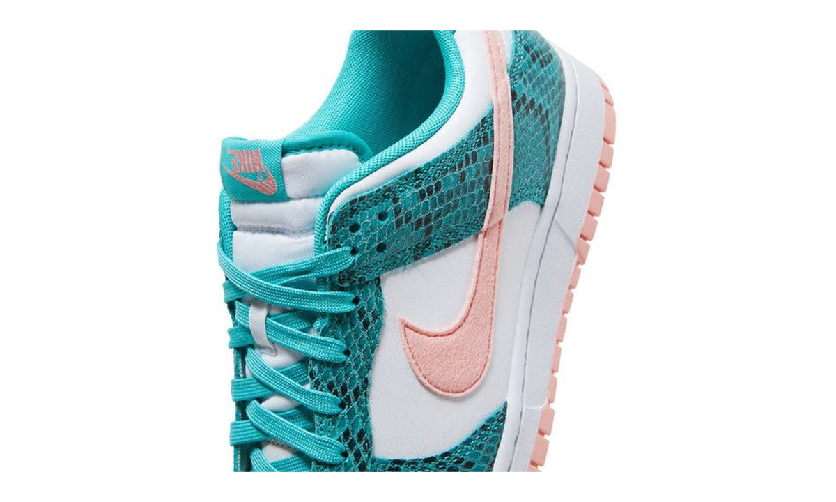 Nike Dunk Low Washed Teal Snakeskin