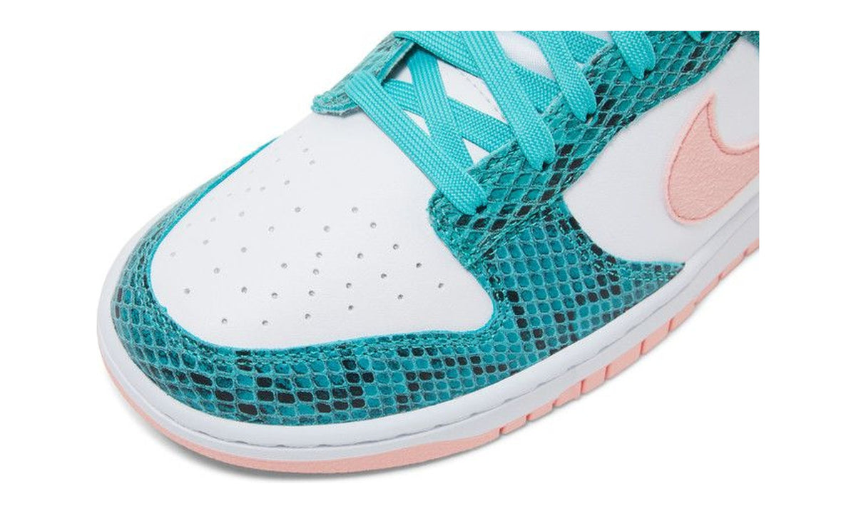 Nike Dunk Low Washed Teal Snakeskin