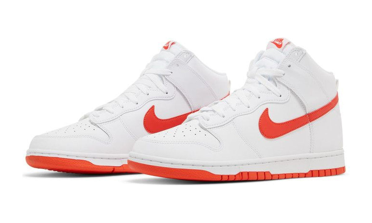 Nike Dunk High White Picante Red
