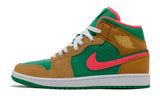 Air Jordan 1 Mid Wheat Watermelon