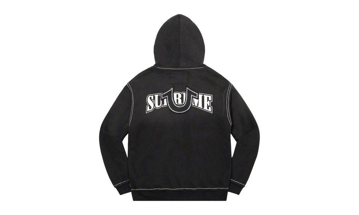 Supreme x True Religion Zip Up Hooded Sweatshirt Black