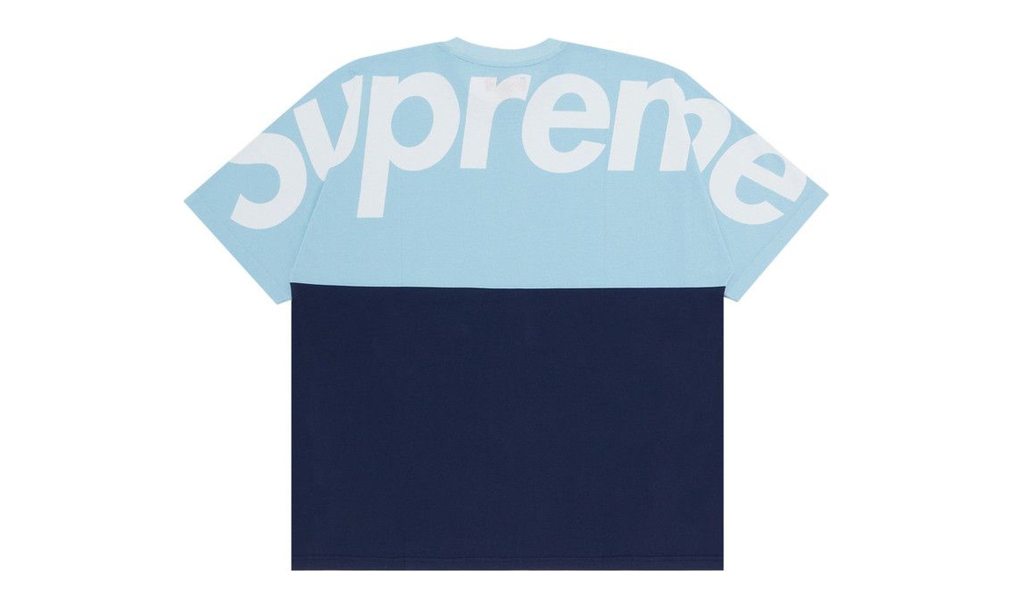 Supreme Split Short-Sleeve Top Blue