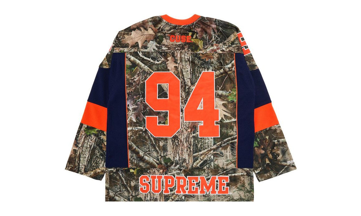 Supreme x Mitchell & Ness NCAA Hockey Jersey TrueTimber Kanati Camo