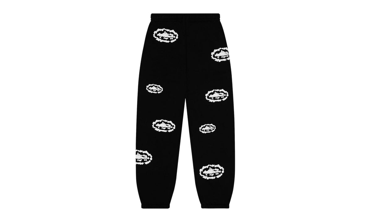 Denim Tears x Cortiez Island Wreath Sweatpants Black