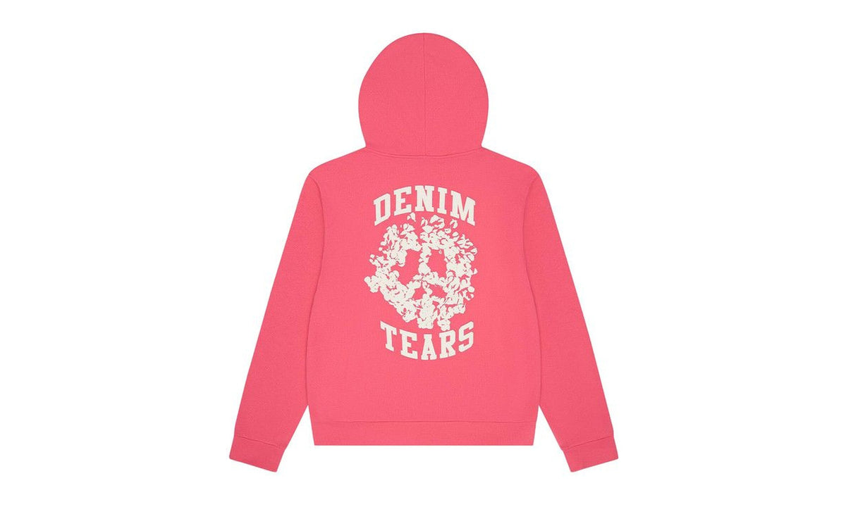 Denim Tears Denim University Zip Hoodie Pink