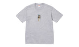 Supreme Prayer Card Box Logo Tee Heather Grey