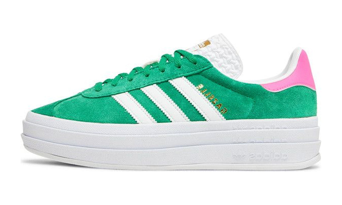adidas Wmns Gazelle Bold Green Lucid Pink