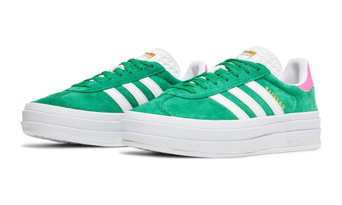 adidas Wmns Gazelle Bold Green Lucid Pink