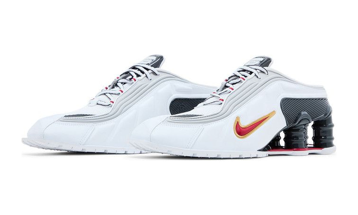 Martine Rose x Nike Wmns Shox Mule MR4 Metallic Platinum Varsity Red