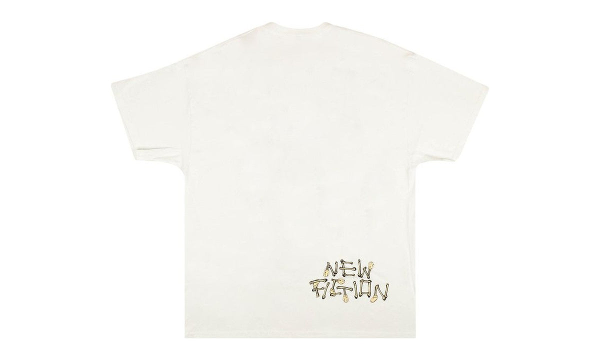 KAWS Skeleton New Fiction Bone T-Shirt White