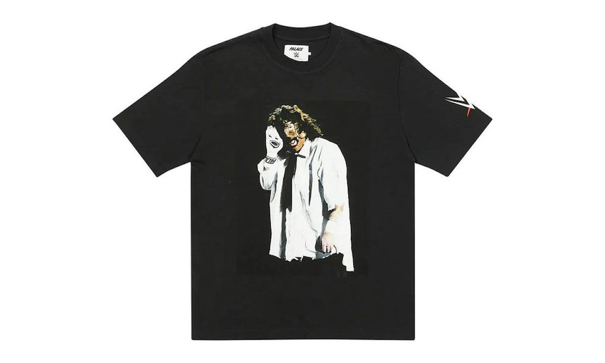 Palace x WWE Mankind Sock T-Shirt Black