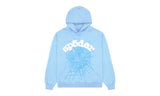 Sp5der Web Hoodie Sky Blue