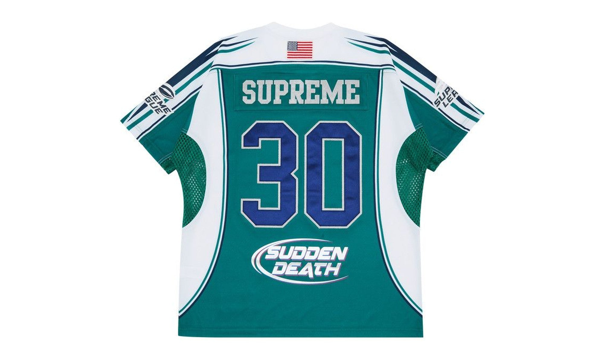 Supreme Sudden Death Football Jersey Teal