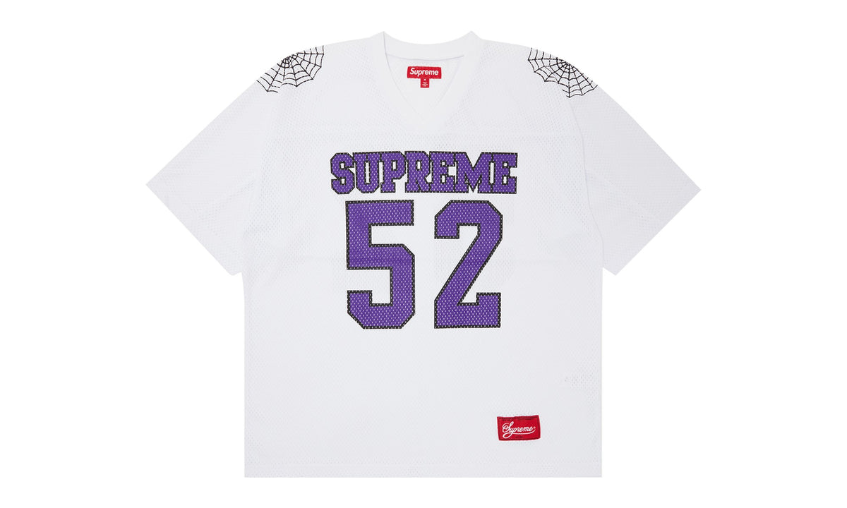 Supreme Spiderweb Football Jersey White