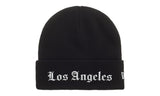 Supreme New Era Shop Los Angeles Beanie Black