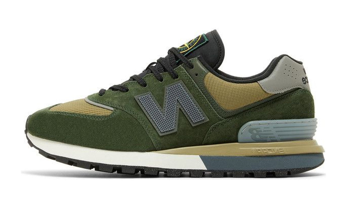 Stone Island x New Balance 574 Legacy Dark Green