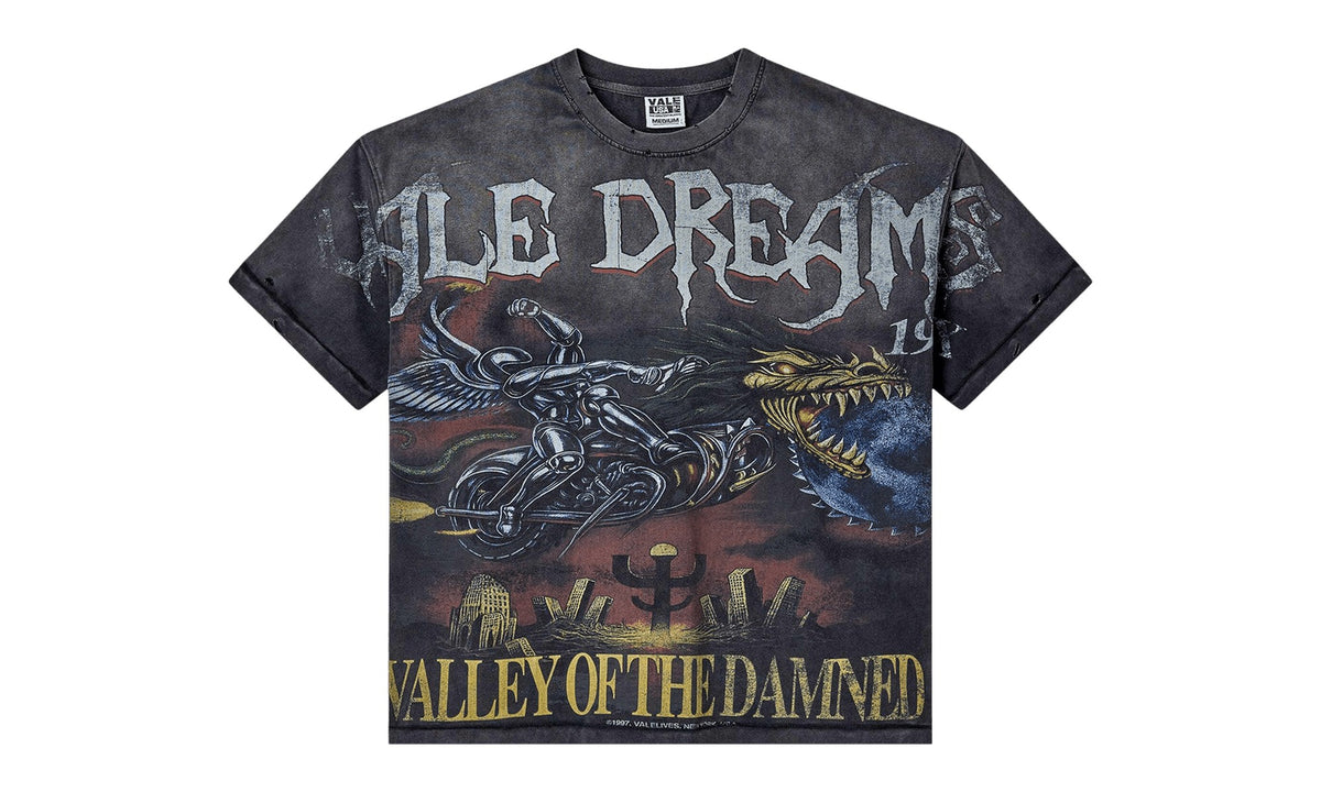 Vale Forever Ride The Dragon Tee Washed/Black