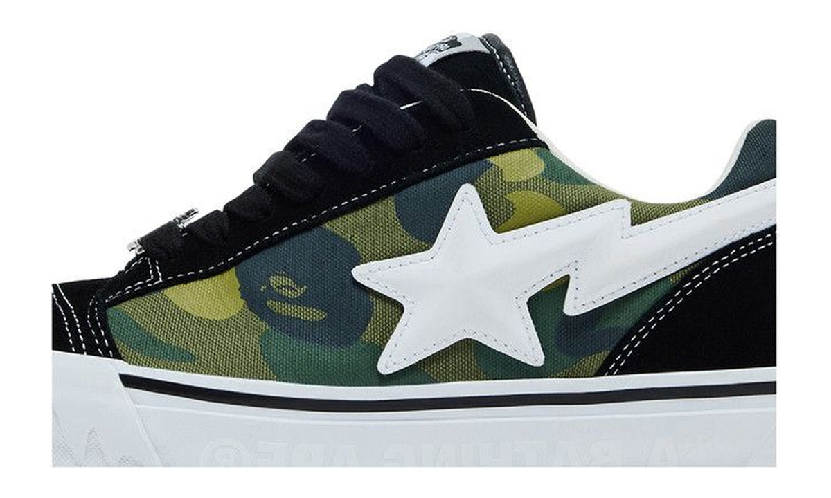 BAPE x Vans Premium Knu Skool Camo Green