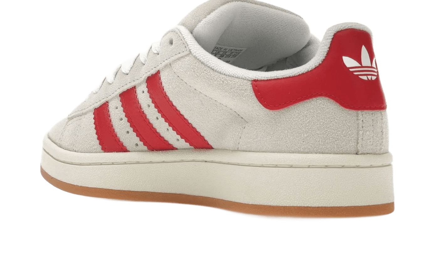 Adidas Campus 00s Crystal White Better Scarlet
