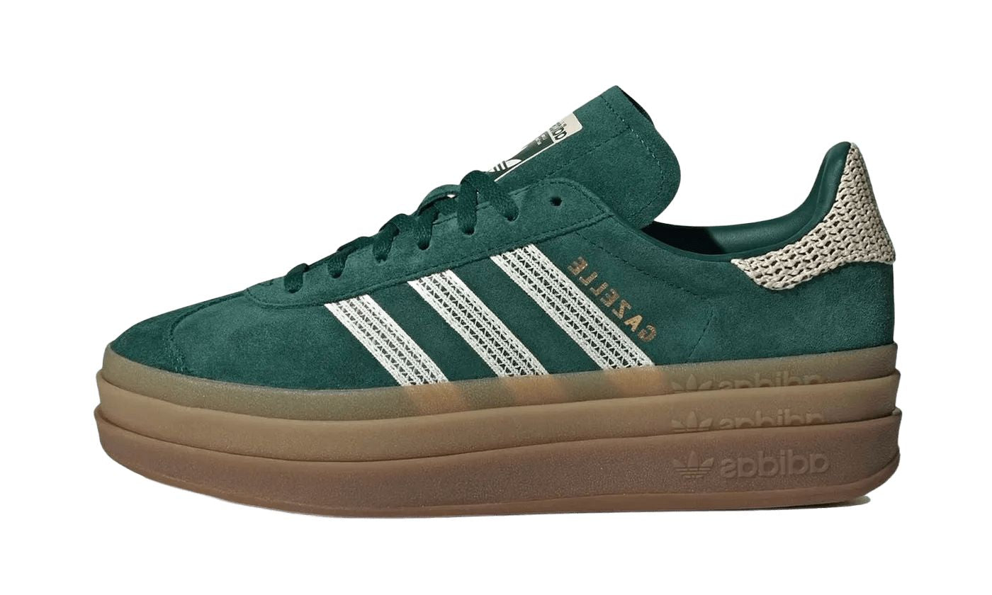Adidas Gazelle Bold Collegiate Green White Gold